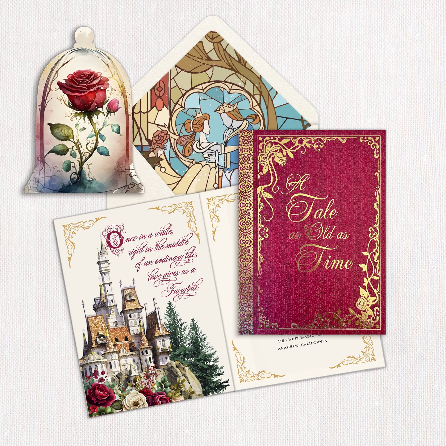 Beauty and the Beast Invitation