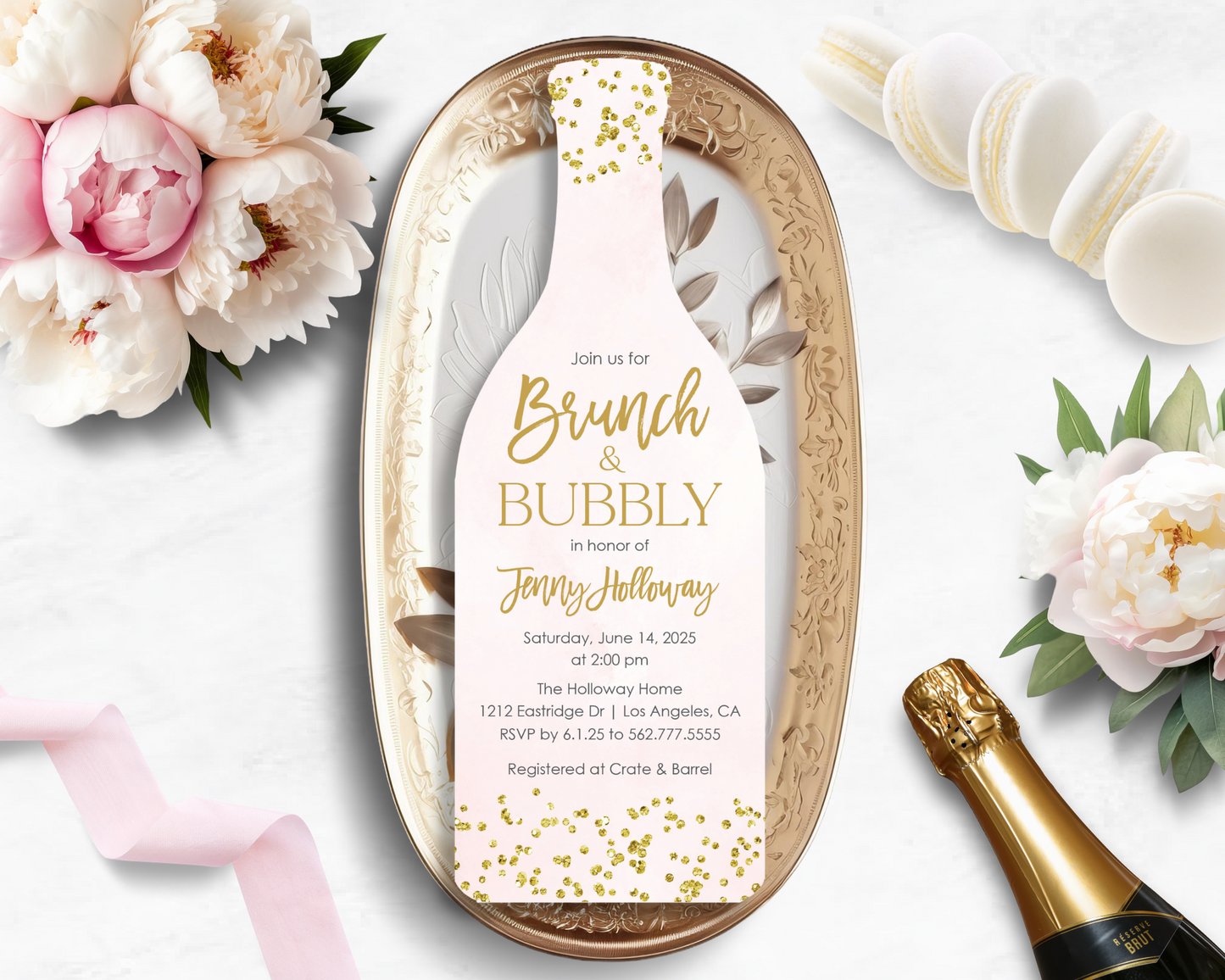 Brunch & Bubbly Invitation