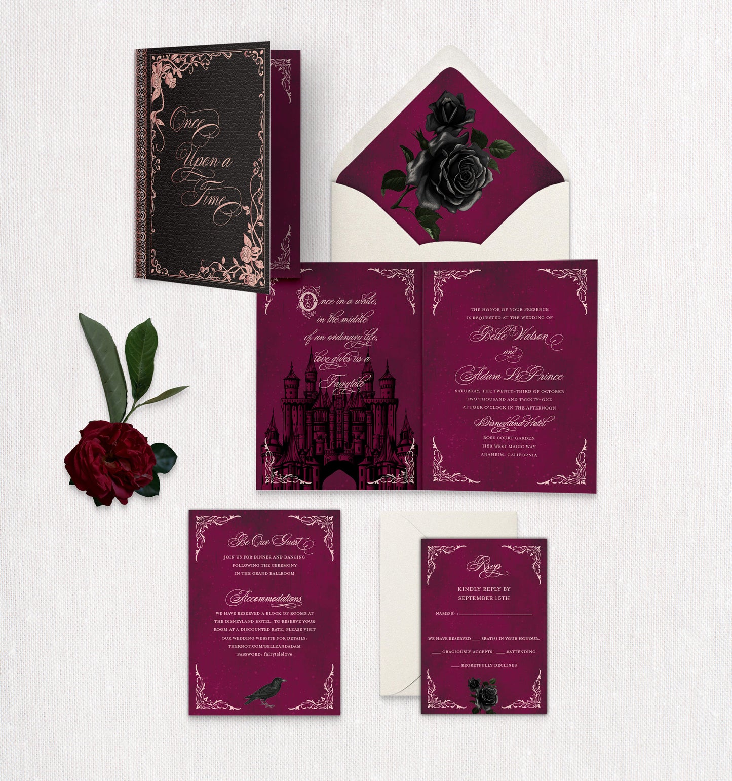 Dark Fairytale Invitation