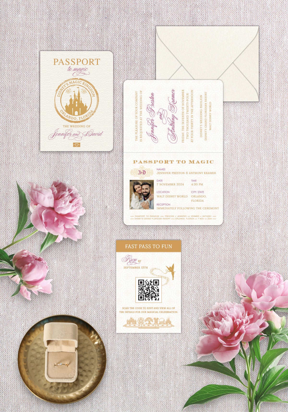 Fairytale Passport Invitation