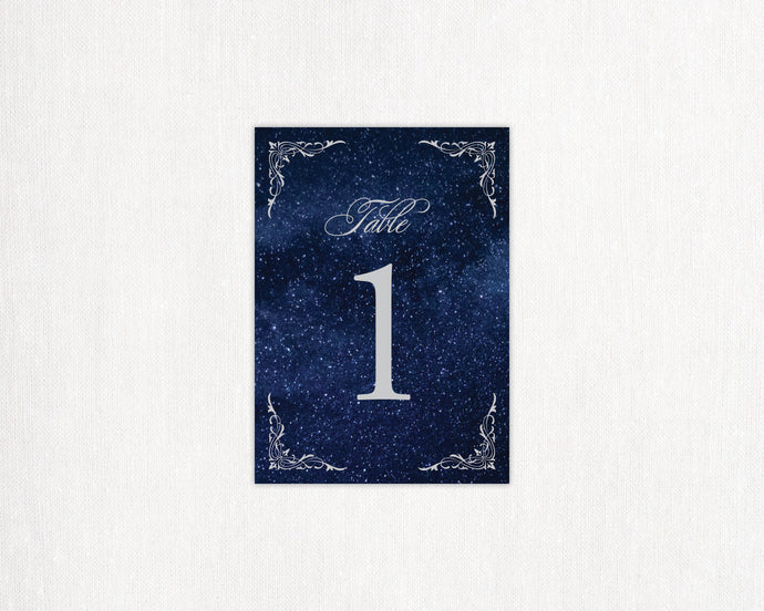 Galactic Fairytale Table Number