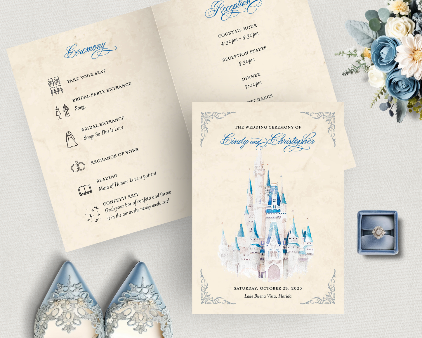 Fairytale Castle Folded Program