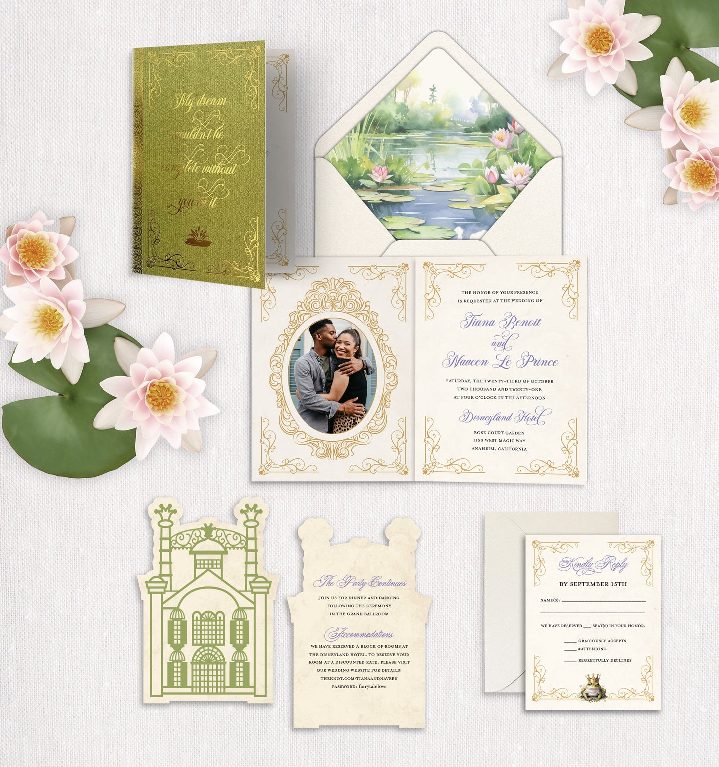 Princess & Frog Invitation