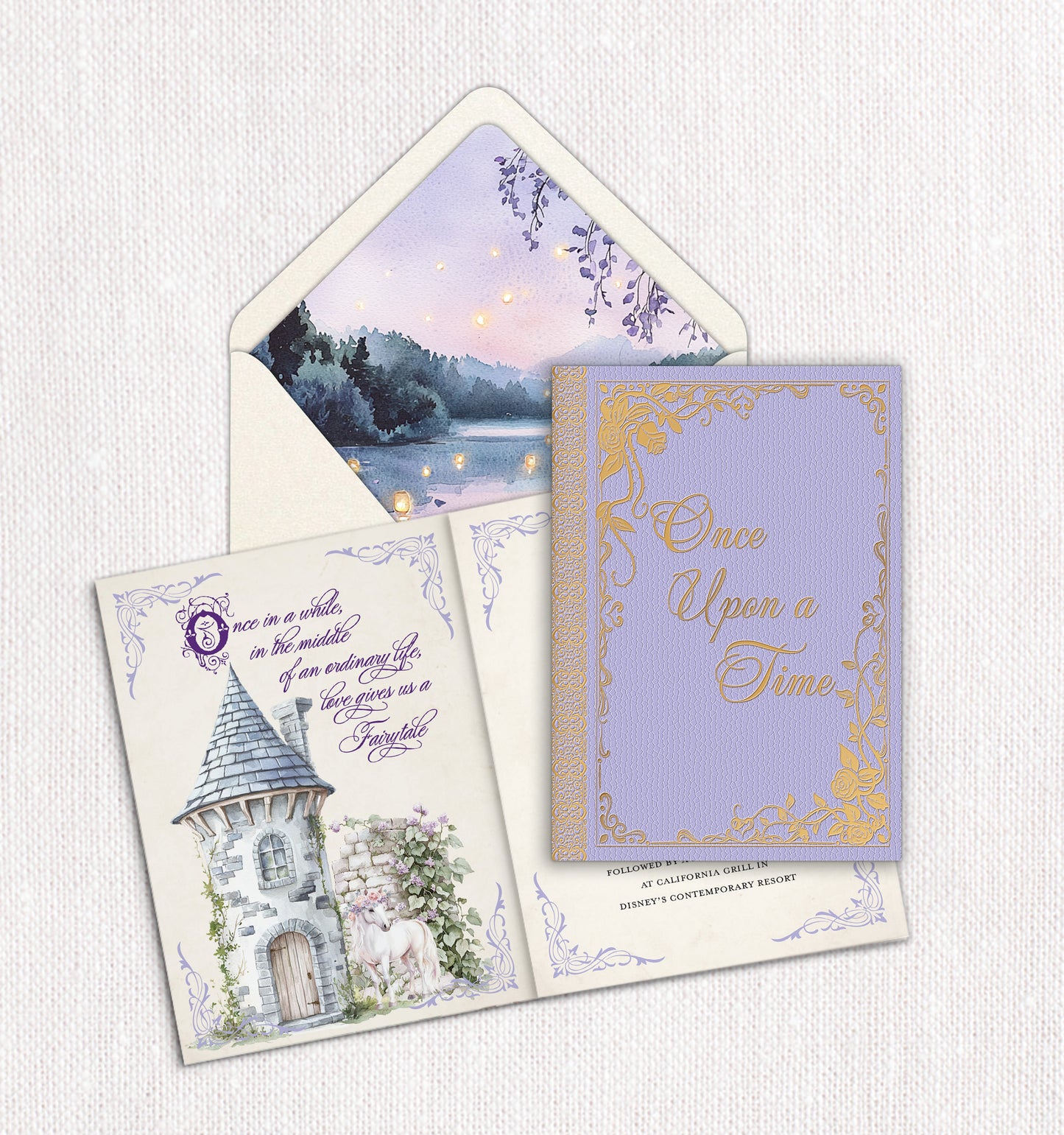 Rapunzel's Tower Invitation