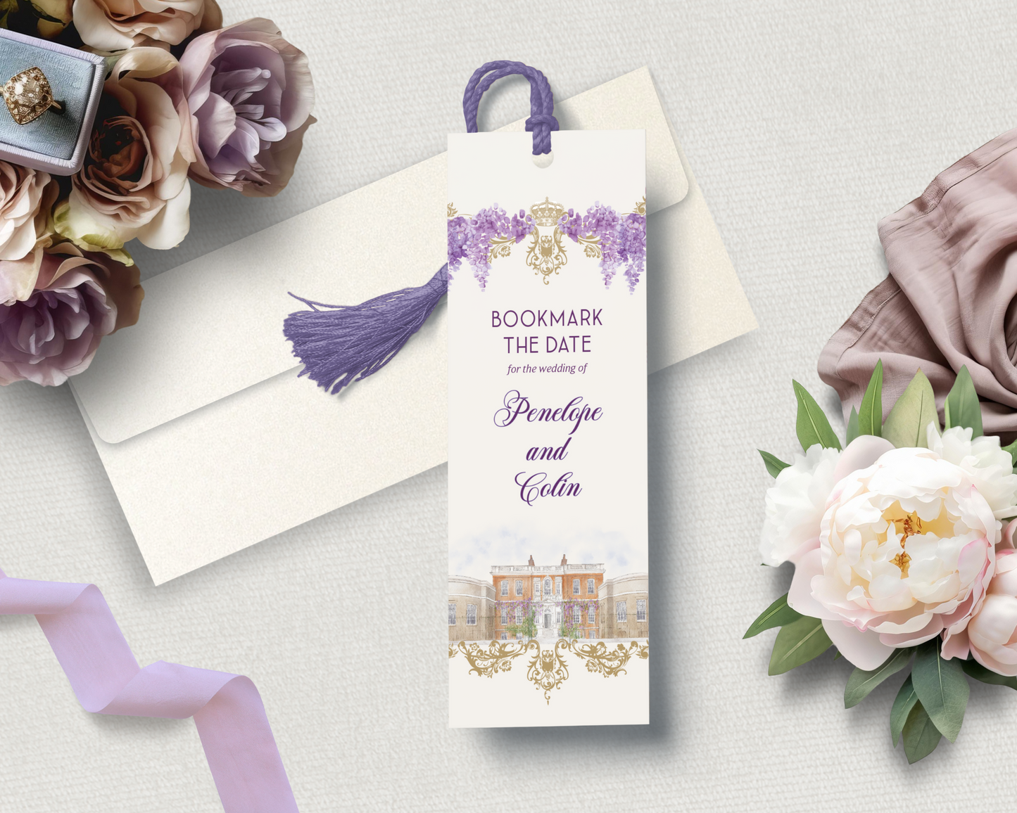 Regency Era Bookmark Save the Date