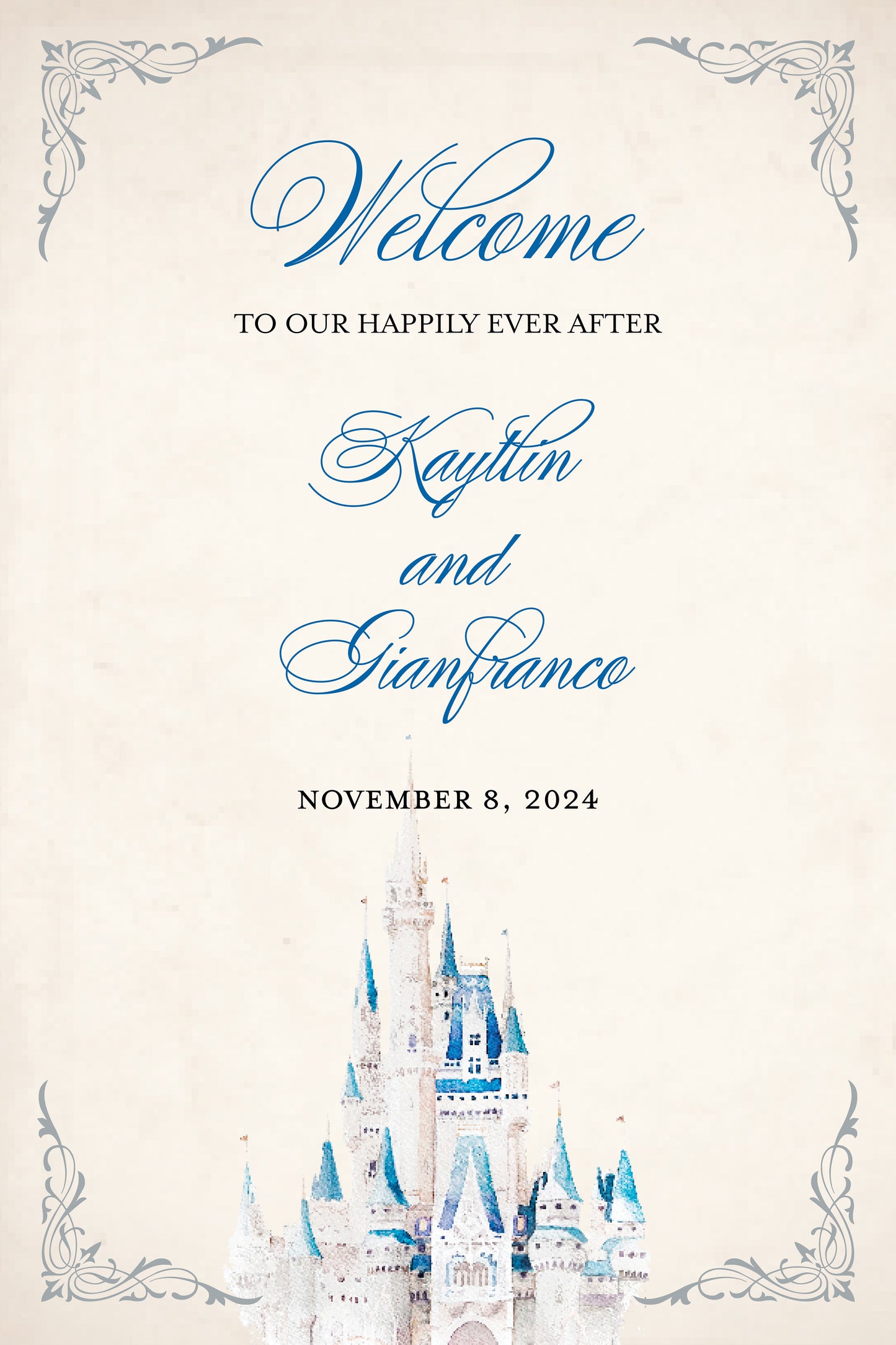 Fairytale Welcome Sign
