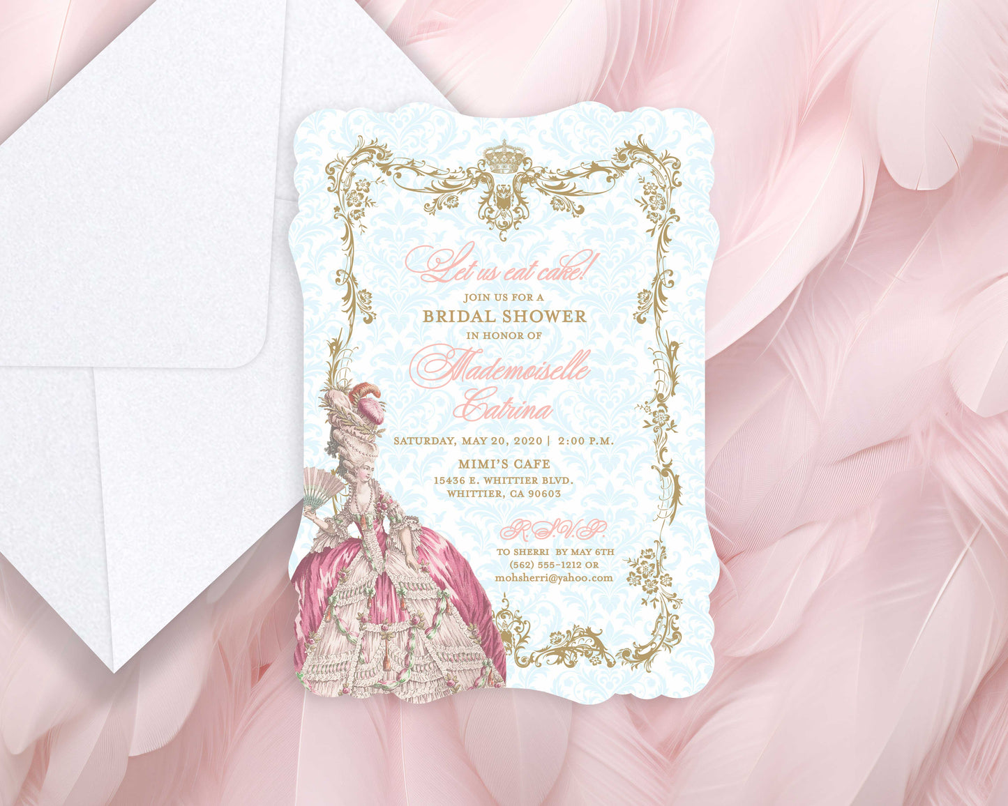 Marie Antoinette Invitation