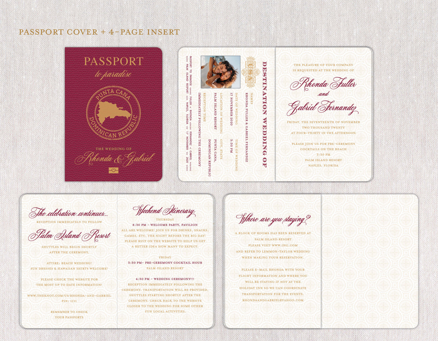 Dominican Republic Passport Invitation