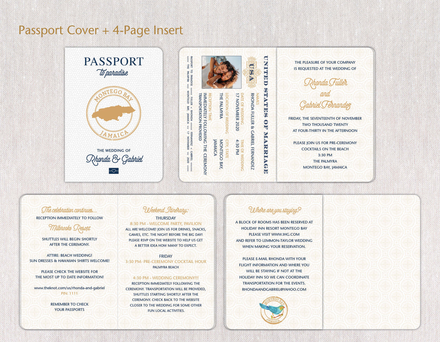 Jamaica Passport Invitation