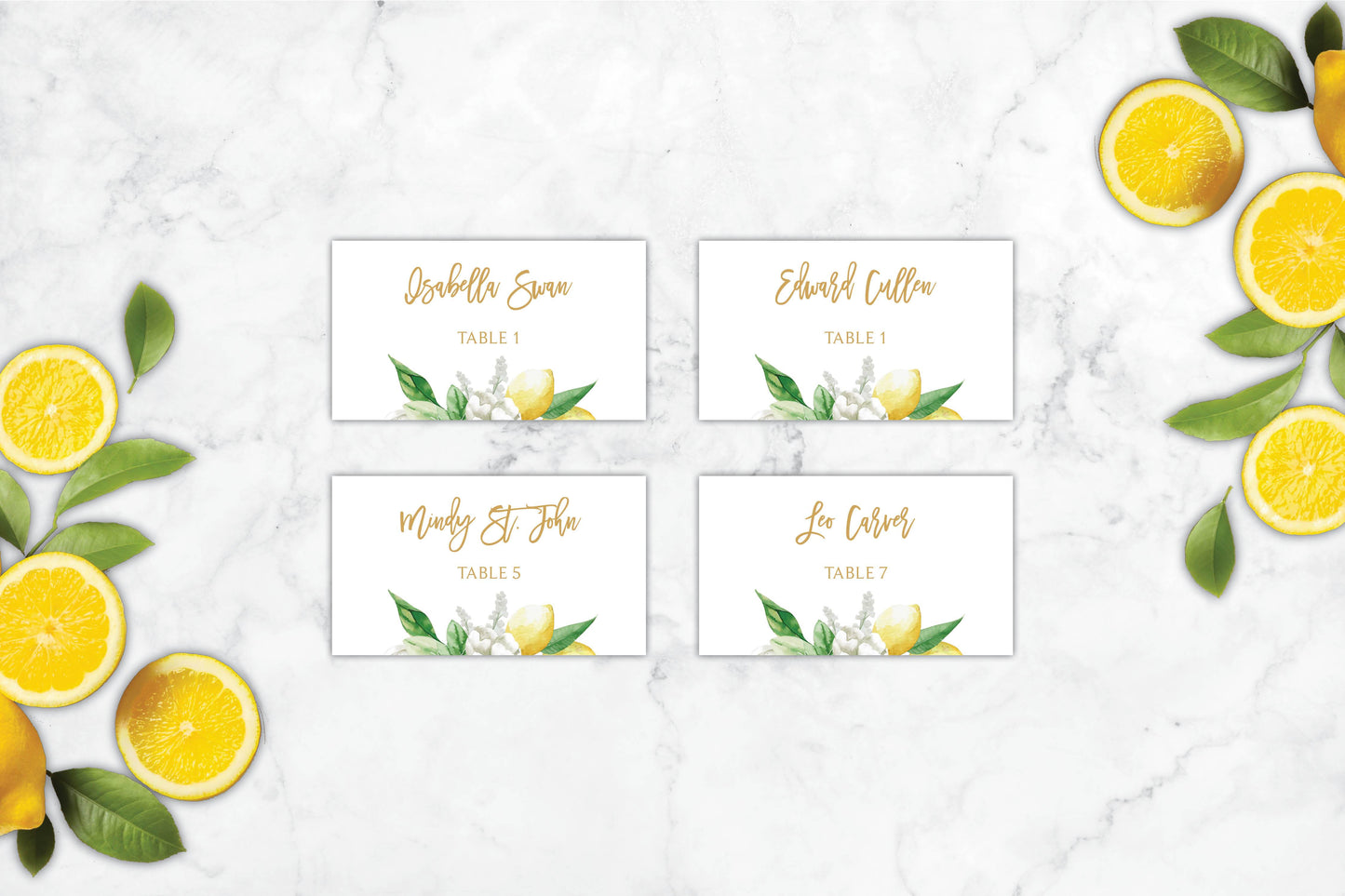 Mediterranean Summer Place/Escort Card