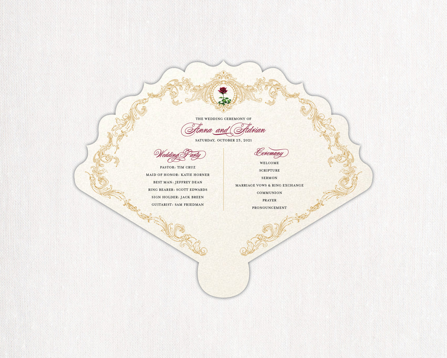 Decorative Rose Fan Program