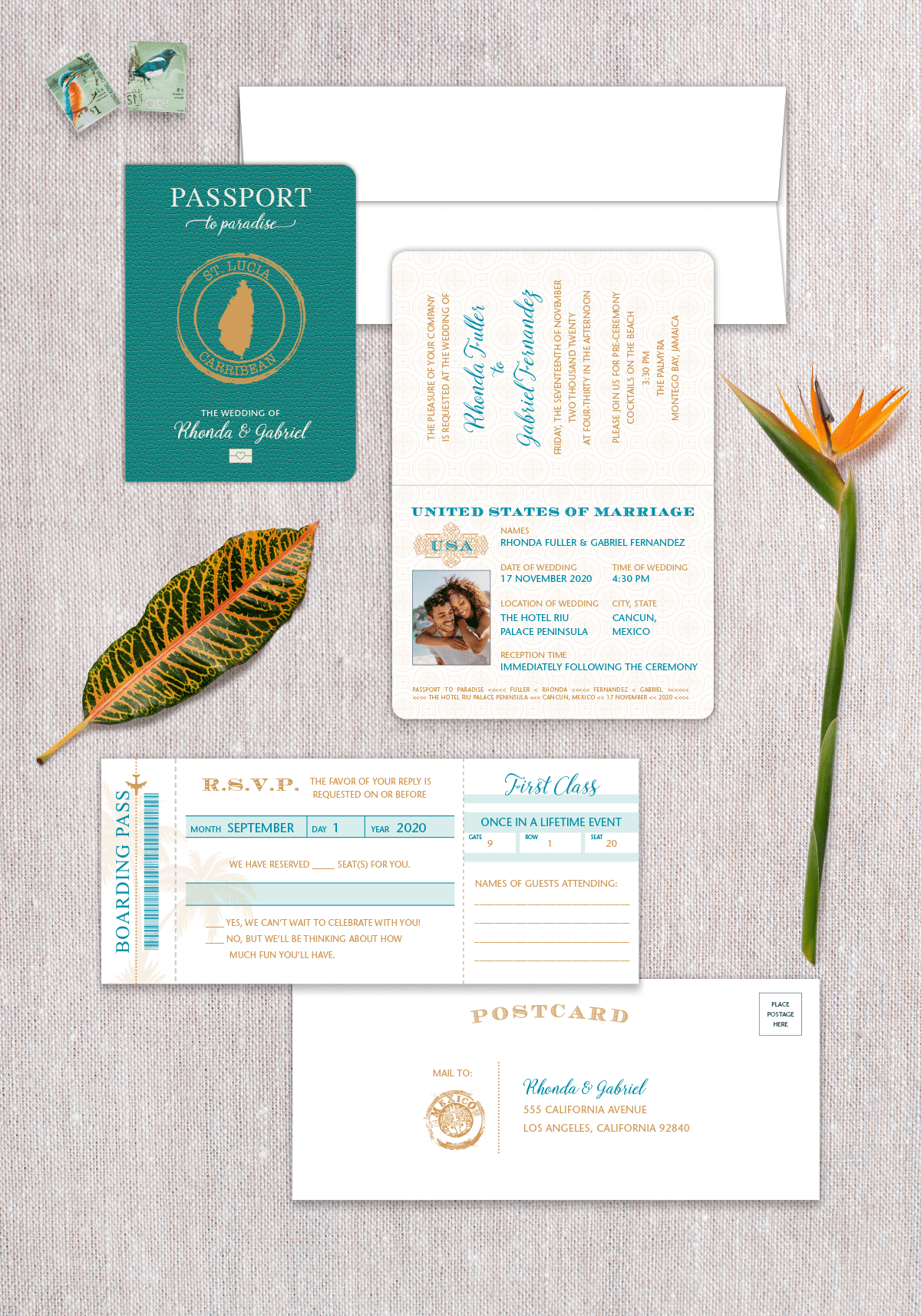 St. Lucia Passport Invitation