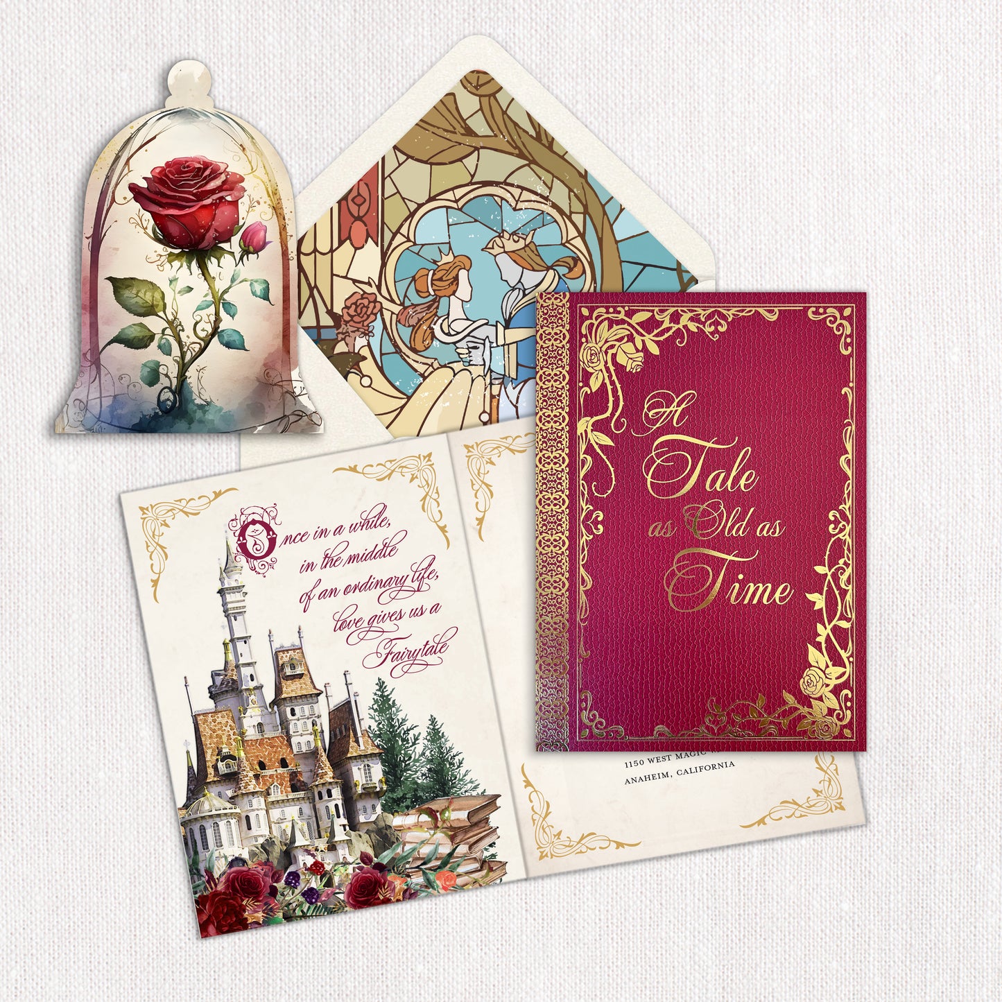 Beauty and the Beast Invitation