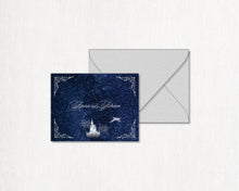 Load image into Gallery viewer, Galactic Fairytale Folded Thank You Card
