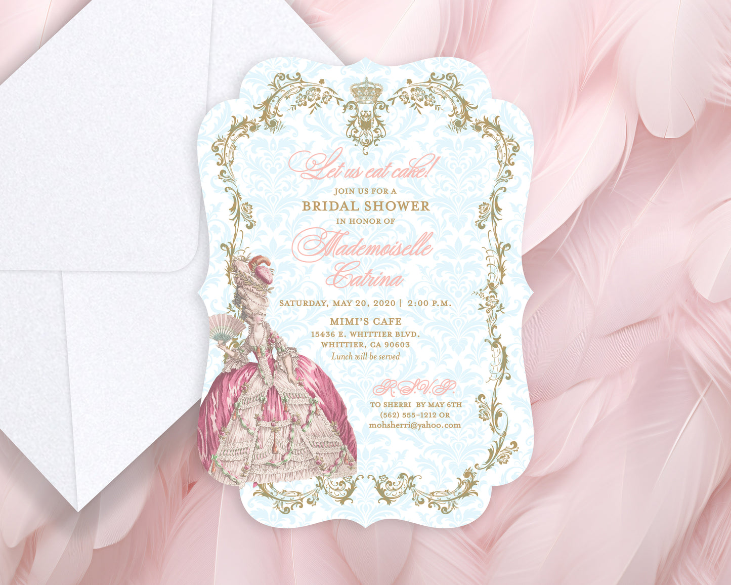Marie Antoinette Invitation