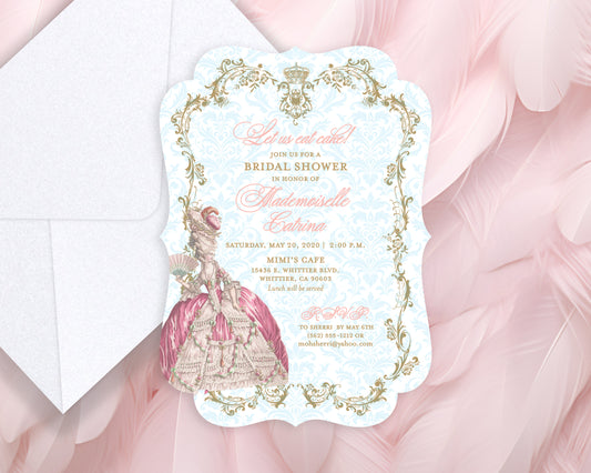Marie Antoinette Invitation