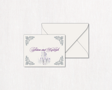 Load image into Gallery viewer, Fairytale Castle Folded Thank You Card