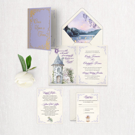 Rapunzel's Tower Invitation