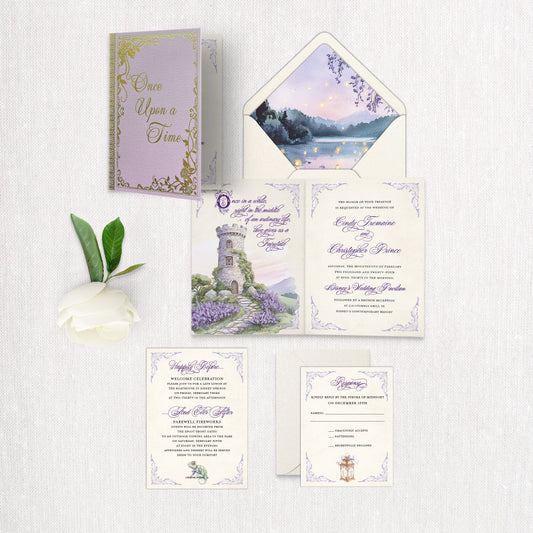 Rapunzel's Tower Invitation