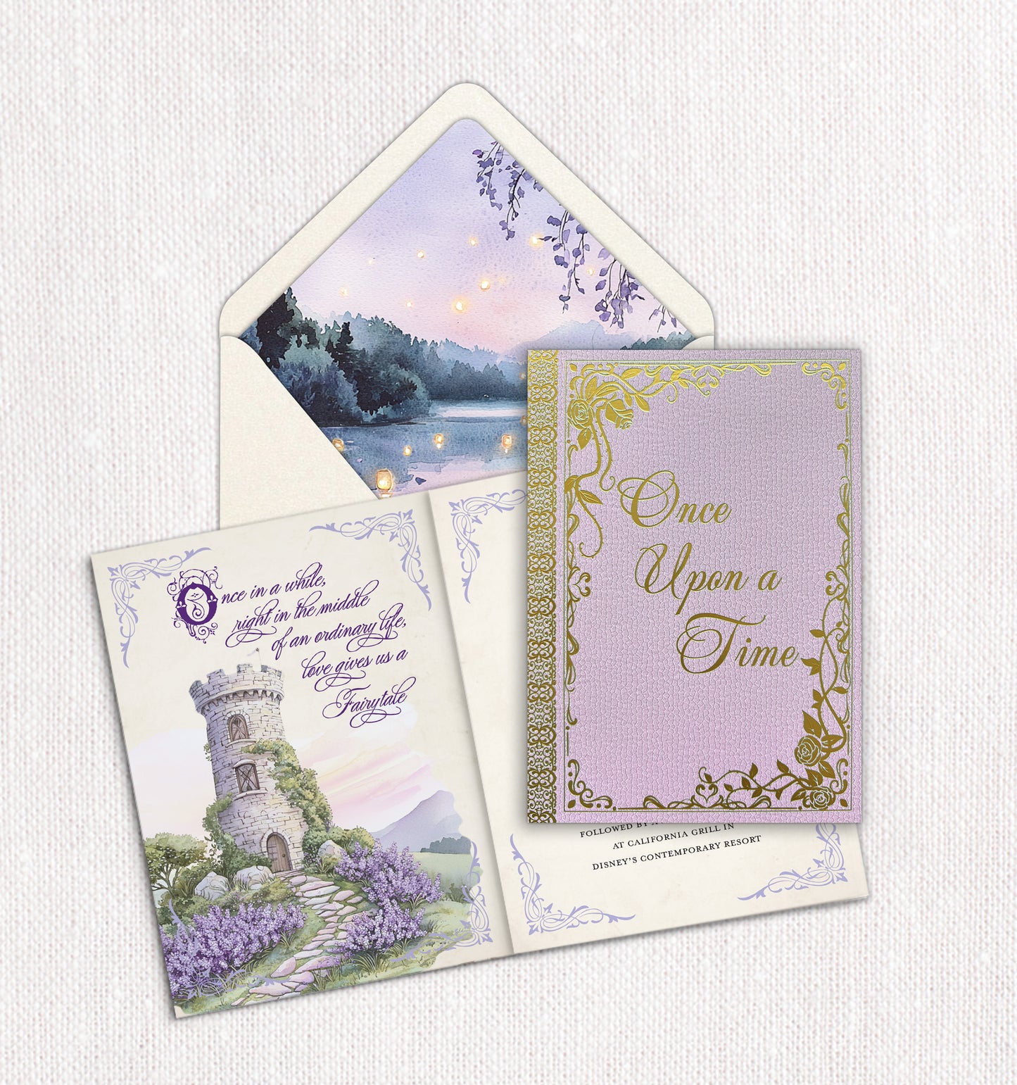 Rapunzel's Tower Invitation