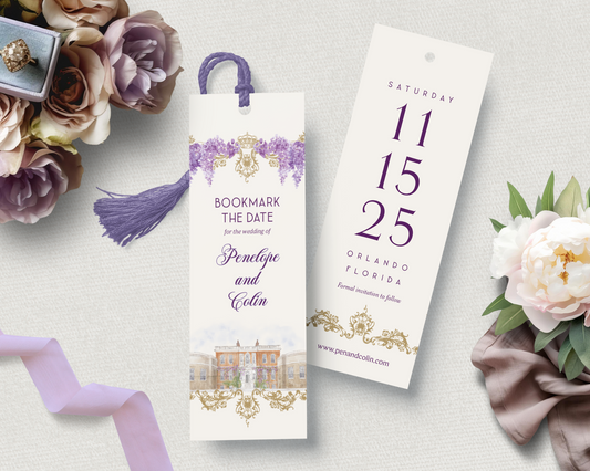 Regency Era Bookmark Save the Date