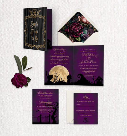 Simply Meant to Be Book Invitation