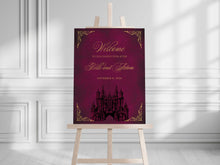 Load image into Gallery viewer, Dark Fairytale Welcome Sign