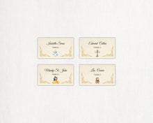 Load image into Gallery viewer, Beauty and the Beast Folded Place Cards