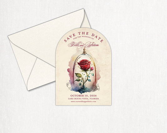 Rose Cloche Save the Date