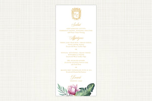 Royal Flamingo Menu