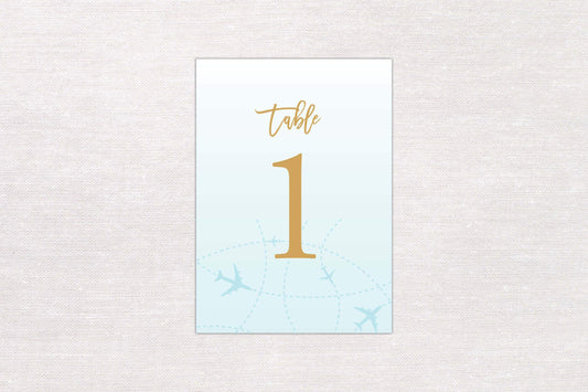 Flying Planes Table Number