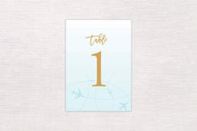 Load image into Gallery viewer, Flying Planes Table Number