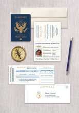 Load image into Gallery viewer, U.S. Passport Invitation