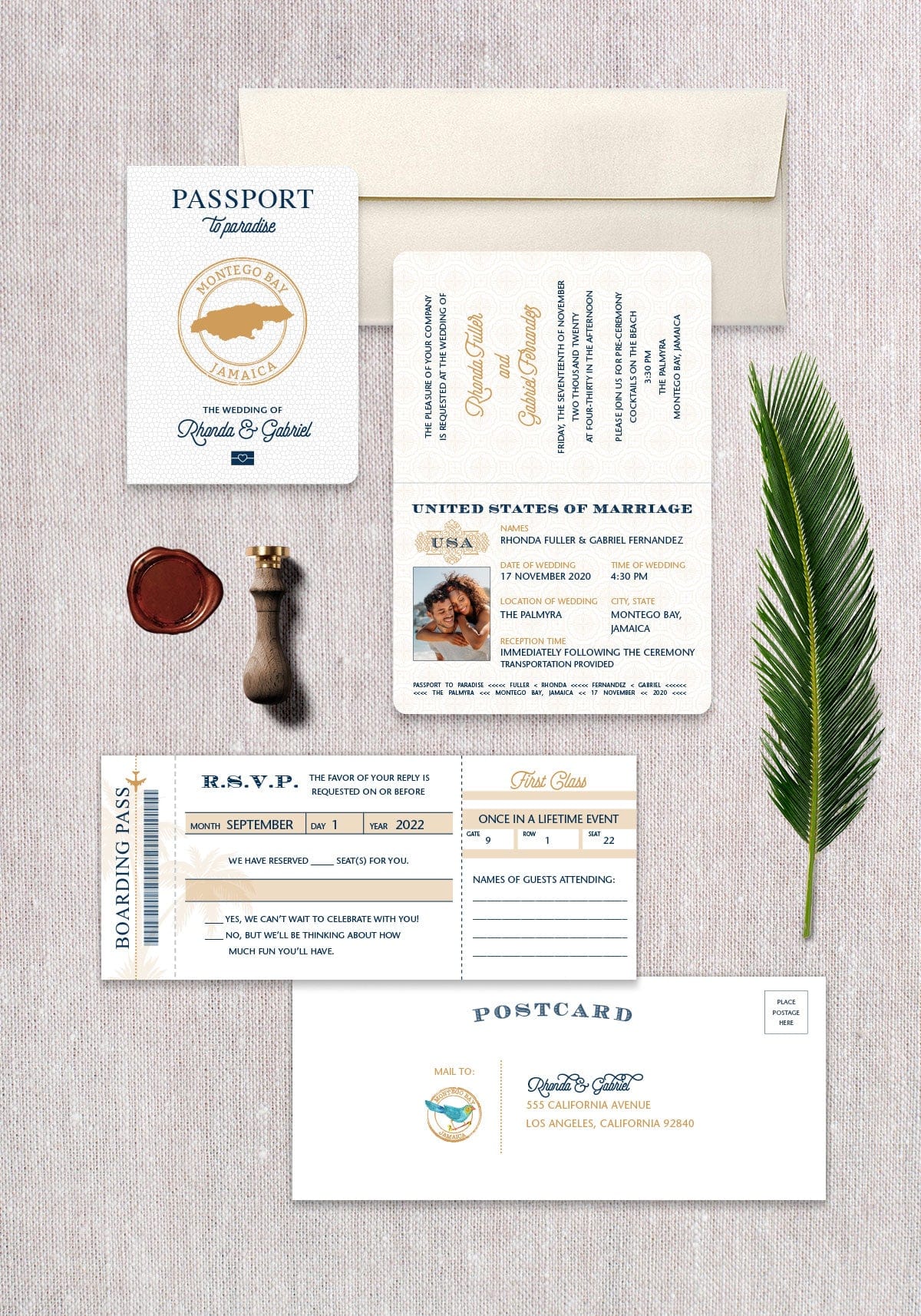 Jamaica Passport Invitation