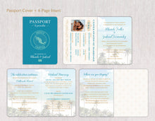 Load image into Gallery viewer, Mexico Passport Invitation