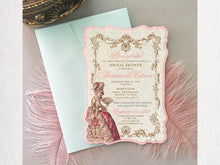 Load image into Gallery viewer, Marie Antoinette Bridal Shower Invitation